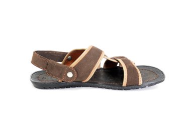 Erkekler için deri sandaletler