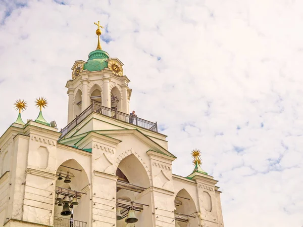 Het Belfort Met Klokken Het Spaso Preobrazhensky Klooster Yaroslavl Rusland — Stockfoto