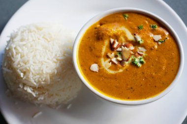 Lezzetli güzel Hint köri pirinç