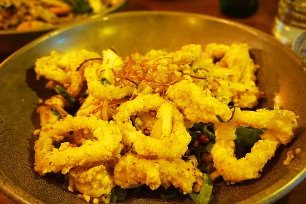 Deliciosa Cocina Tradicional Asiática Con Delicioso Sabor Hermosa Decoración —  Fotos de Stock