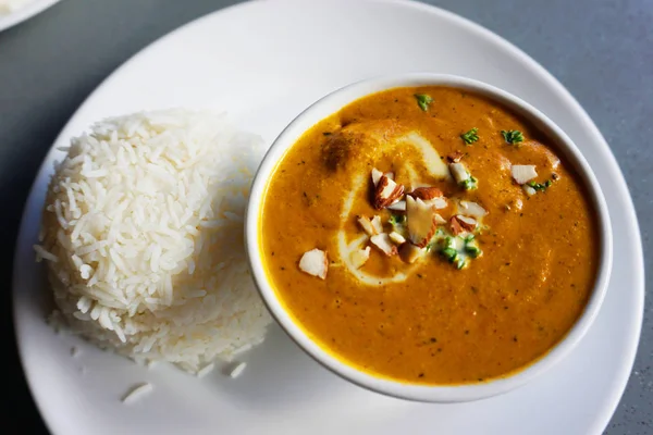 Köstliche Schöne Indische Curry Reis — Stockfoto