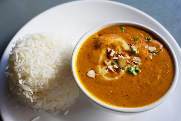 Köstliche Schöne Indische Curry Reis — Stockfoto