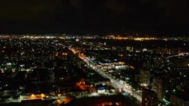 Gece Novorossiysk üzerinde Drone ateş