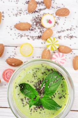 Lezzetli taze Smoothie 'ler 