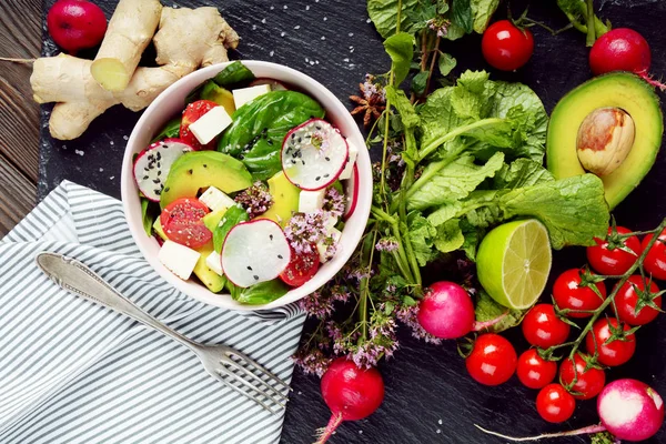 Groente salade Stockafbeelding