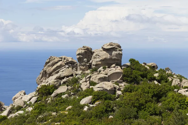 Pedras Pedras Nas Colinas Elba Itália — Fotografia de Stock