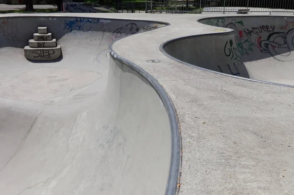 커브와 Skatepark — 스톡 사진