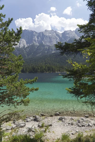 Lac Dans Les Alpes Allemagne — Photo