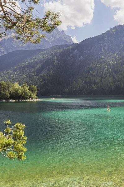 Lac Allemagne Proximité Zugspitze — Photo