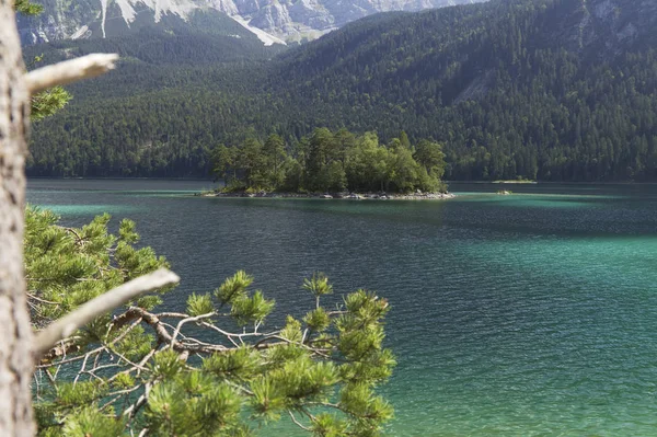 Lac Eibsee Allemagne — Photo
