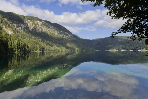 Lac Dans Les Alpes Bavaroises Été — Photo