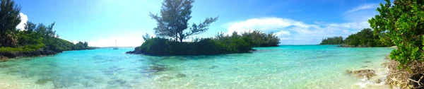 バミューダ テナガザル湾ビーチ — ストック写真