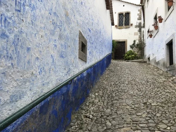 Obidos Starožitné Město Portugalština — Stock fotografie