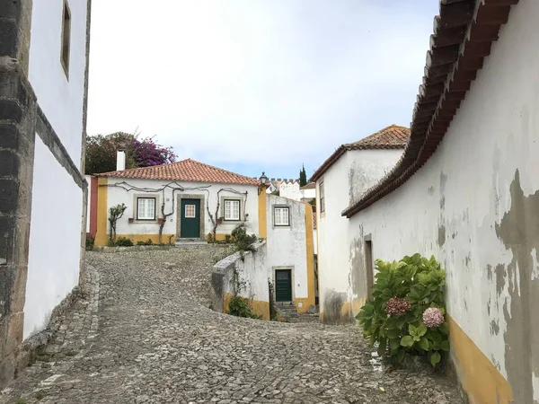 Antika Staden Obidos Portugal — Stockfoto