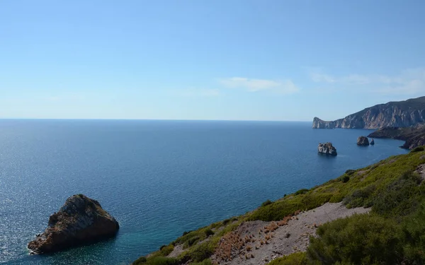 Kust Bij Masua Sardinië Italië — Stockfoto