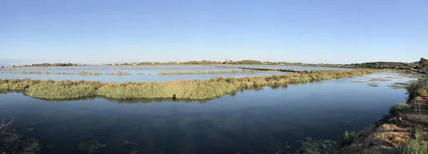 Pond Carloforte Sardinia Italy — Stock Photo, Image