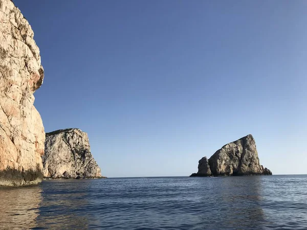 Klippen Bei Capo Caccia Alghero Sardinien Italien — Stockfoto