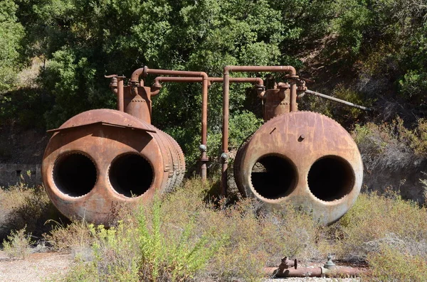 Utrustning Vid Montevecchio Gruva Sardinia Italy — Stockfoto