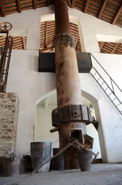 Ausrüstung Montevecchio Mine Sardinien Italien — Stockfoto