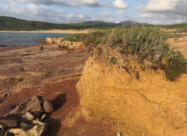 Porto Ferro Plajı, Alghero, Sardunya, İtalya