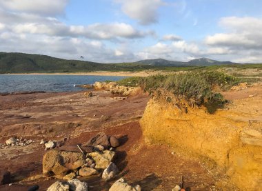 Porto Ferro Plajı, Alghero, Sardunya, İtalya
