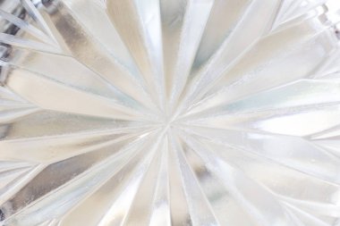 Eski bir kristal cam detayını kapatın. Arka plan.