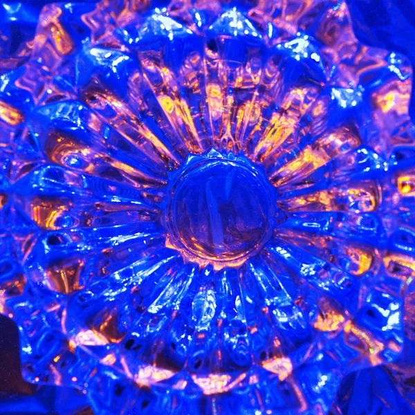 Close Detail Old Crystal Glass Abstract Background — Stock Photo, Image