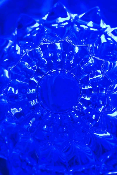Close Detail Old Crystal Glass Abstract Background — Stock Photo, Image