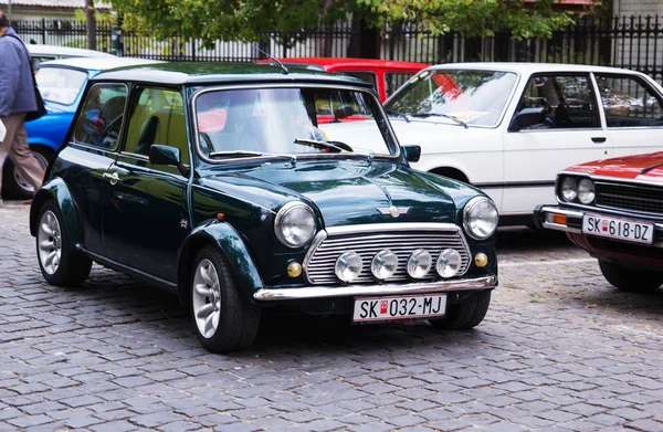 Skopje Macedonia Setembro 2018 Carro Retro Motos Exposição Automóvel Vintage — Fotografia de Stock