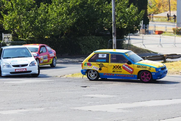 Skopje Macedónia Október Október 2018 Macedón Főváros Központjában Nemzetközi Verseny — Stock Fotó