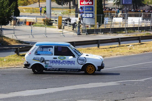 Skopje Macedonië Oktober Deelnemers Aan Internationale Wedstrijd Skopje Cirkel 2018 — Stockfoto