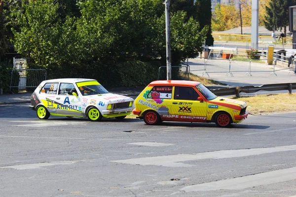 Skopje Mazedonien Oktober Teilnehmer Des Internationalen Rennens Skopje Circle 2018 — Stockfoto