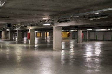 Modern boş garaj resmi