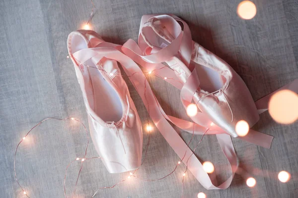 Zapatillas Puntas Ballet Con Luces Led —  Fotos de Stock