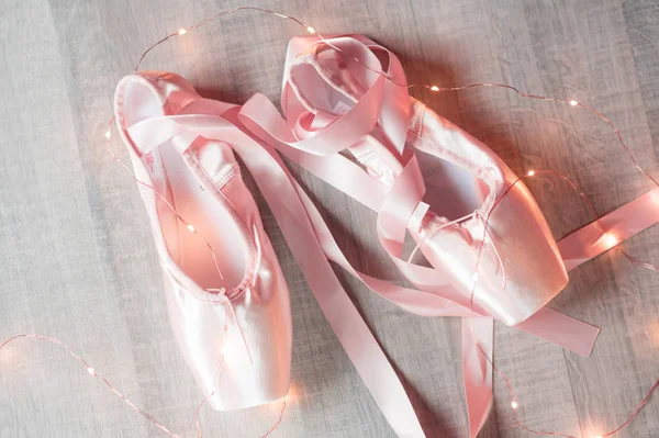 Zapatillas Puntas Ballet Con Luces Led —  Fotos de Stock