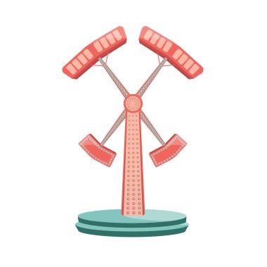 Çift çekiç simgesi binmek. İzole vektör çizim.