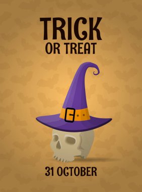 Cadılar Bayramı tebrik şablonu.