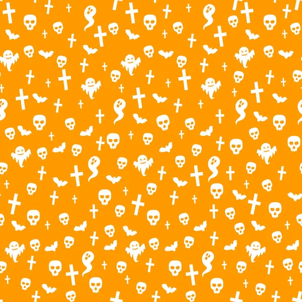 Fond Halloween, motif sans couture — Image vectorielle