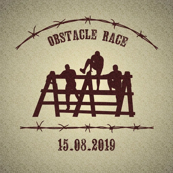 Engel üstesinden insan siluetleri.