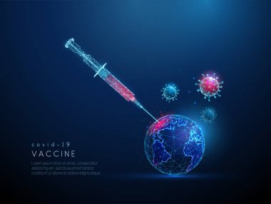 Koronavirüs covid-19 ve Dünya gezegenine karşı düşük poliatif aşı.