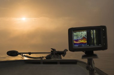 Sonar teknede Balık tutma Fishfinder, echolot,