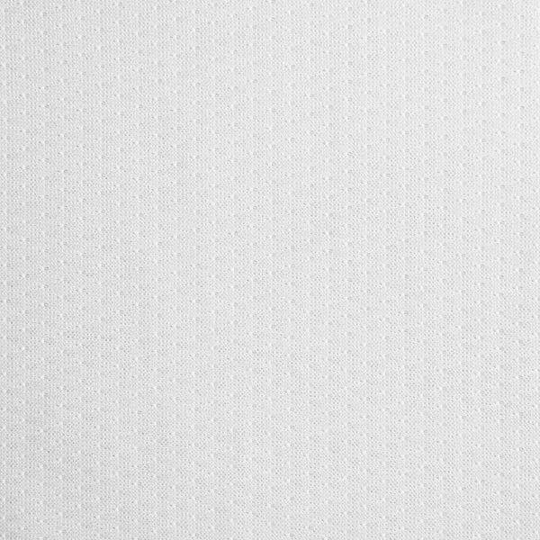 合成ポリエステルのクールなファブリックのテクスチャです 白い布の背景 — ストック写真