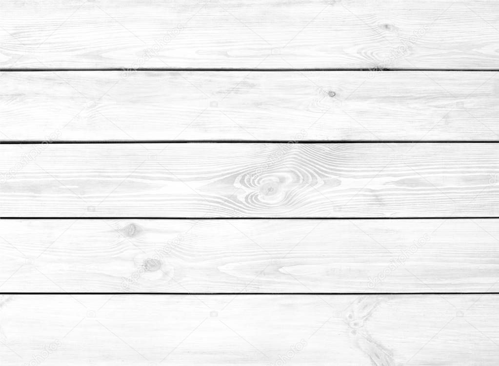 White wood plank texture of horizontal boards background