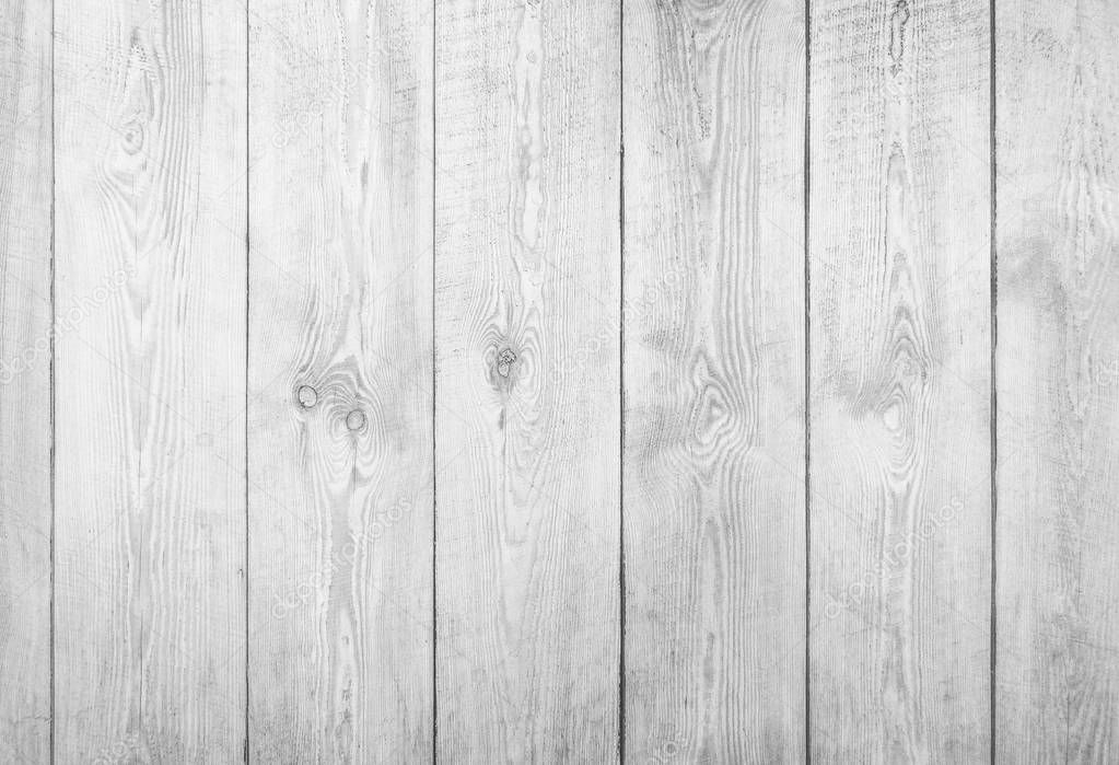 Natural wood boards texture of white color