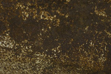 Karanlık yıpranmış paslı metal doku plaka