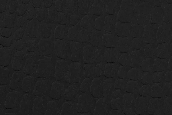 Schwarze Papierstruktur mit Prägung und Prägung — Stockfoto