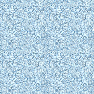 Sorunsuz soyut çizilmiş dalgalar desen, dalgalı arka plan. Dikişsiz desen duvar kağıdı, desen dolgularını, web sayfası arka planı, yüzey dokuları için kullanılabilir. Muhteşem sorunsuz doğa arka plan