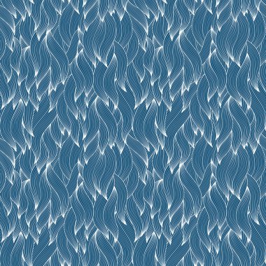 Dikişsiz soyut dalgalar ve eğrileri desen