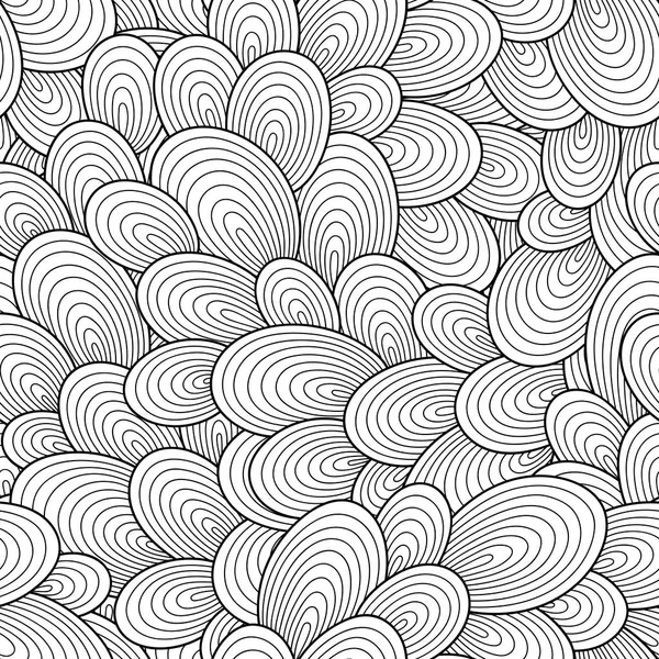 Seamless Wave Pattern Coloring Book — Stock Vector