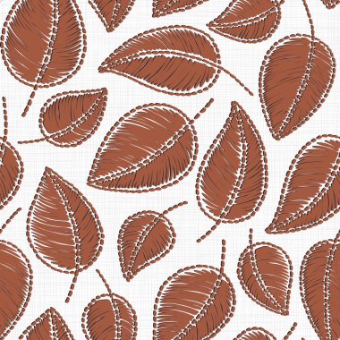  Nakış çiçek seamless modeli keten bezi doku   